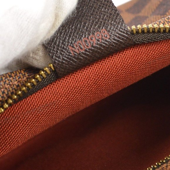 Louis Vuitton Trousse Makeup Handbag Pouch Damier Brown - Picture 3 of 10